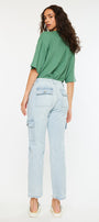 Felicity High Rise Slim Straight Leg Cargo Pants - Official Kancan USA