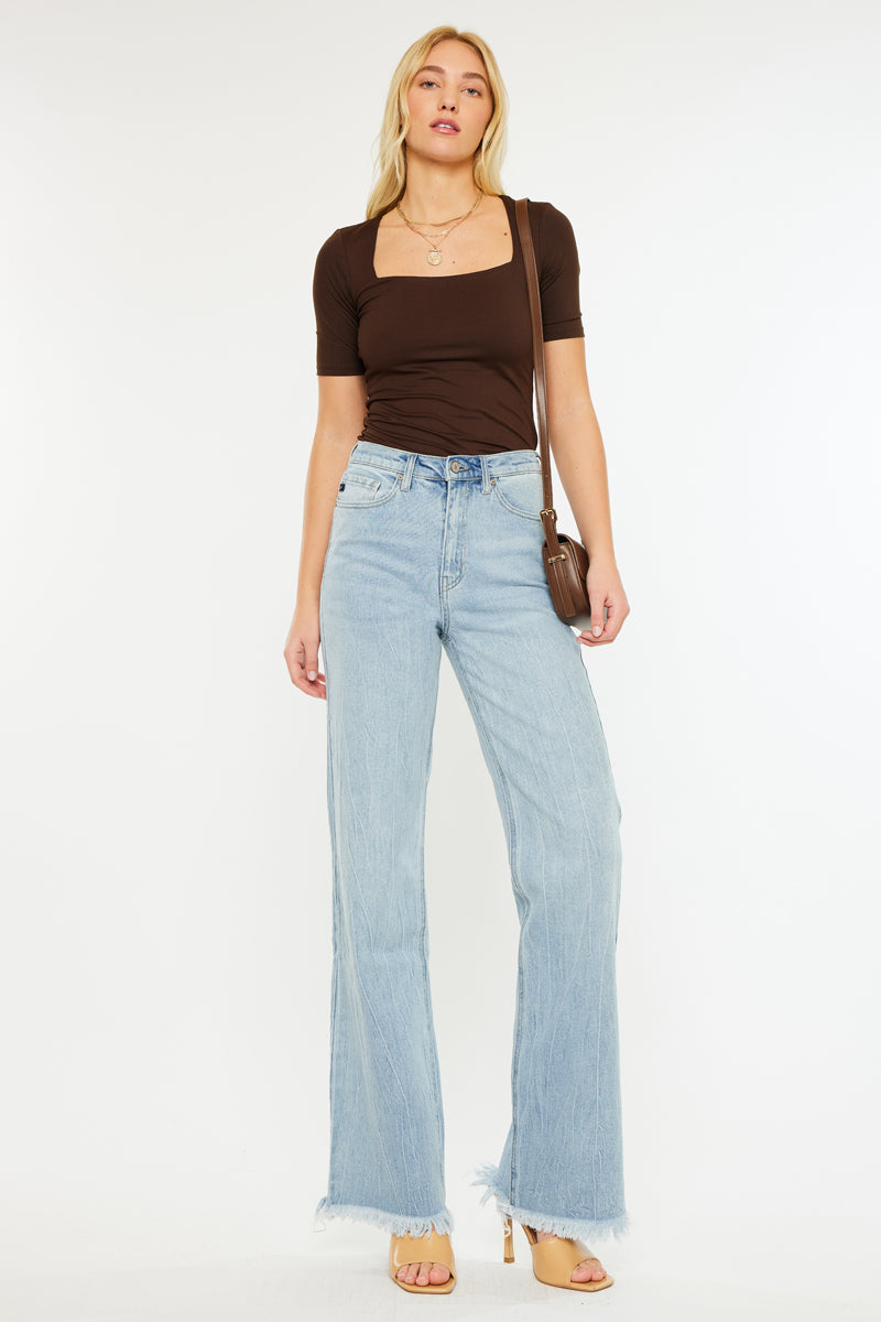 Starla Ultra High Rise Vintage 90's Flare Jeans - Official Kancan USA