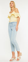 Erin High Rise Slim Straight Leg Jeans - Official Kancan USA