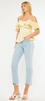 Erin High Rise Slim Straight Leg Jeans - Official Kancan USA
