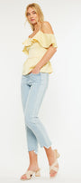 Erin High Rise Slim Straight Leg Jeans - Official Kancan USA
