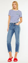 Erin High Rise Slim Straight Leg Jeans - Official Kancan USA