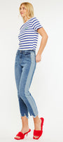 Erin High Rise Slim Straight Leg Jeans - Official Kancan USA