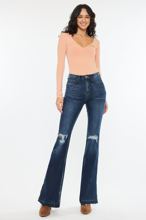 Bailey High Rise Flare Jeans - Official Kancan USA