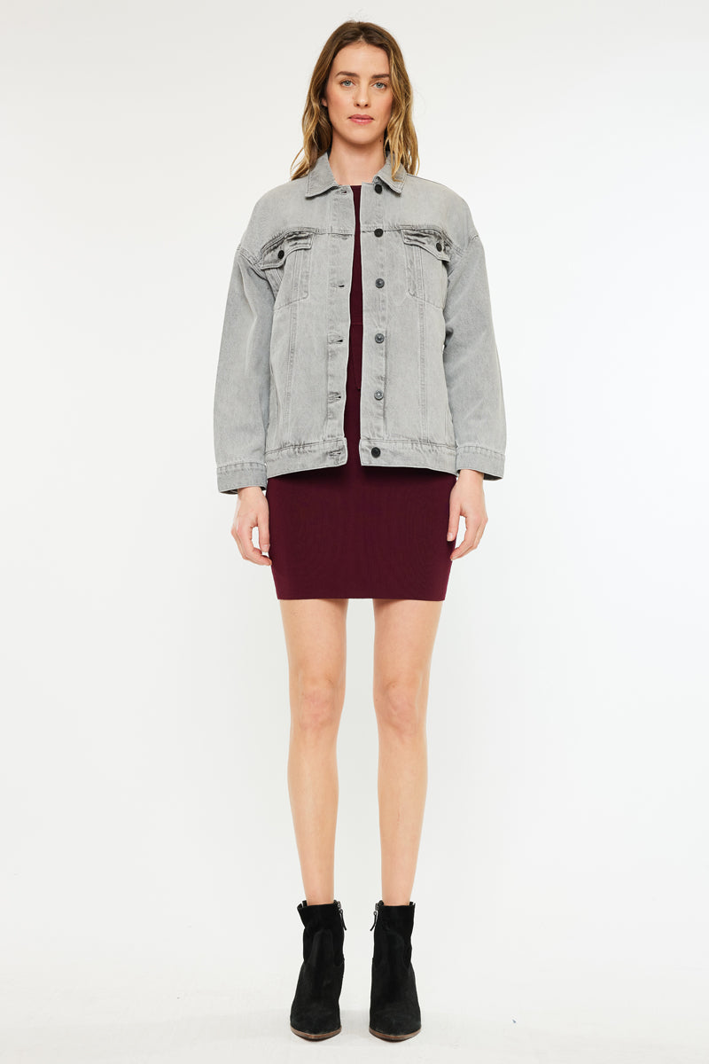 Aaliyah Oversized Denim Jacket - Official Kancan USA