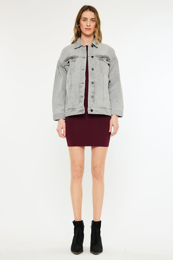 Aaliyah Oversized Denim Jacket - Official Kancan USA