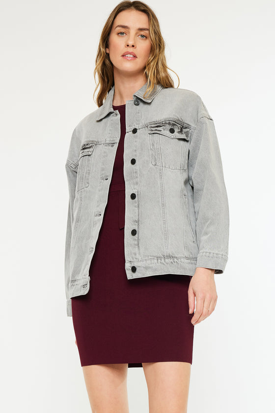 Aaliyah Oversized Denim Jacket - Official Kancan USA