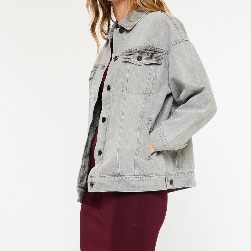 Aaliyah Oversized Denim Jacket - Official Kancan USA