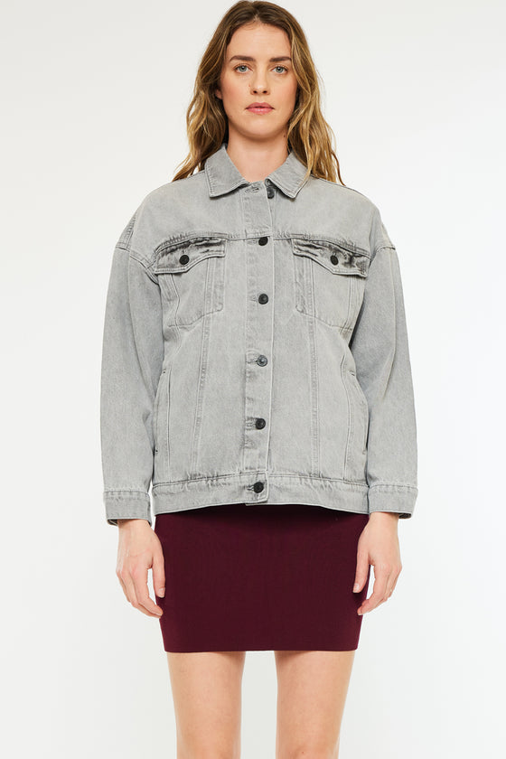 Aaliyah Oversized Denim Jacket - Official Kancan USA
