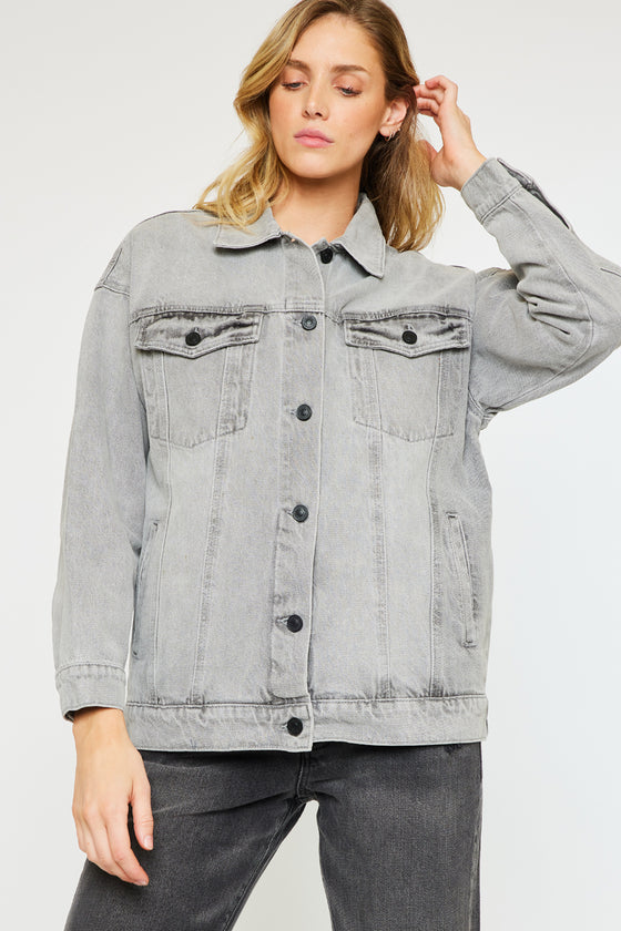 Aaliyah Oversized Denim Jacket - Official Kancan USA