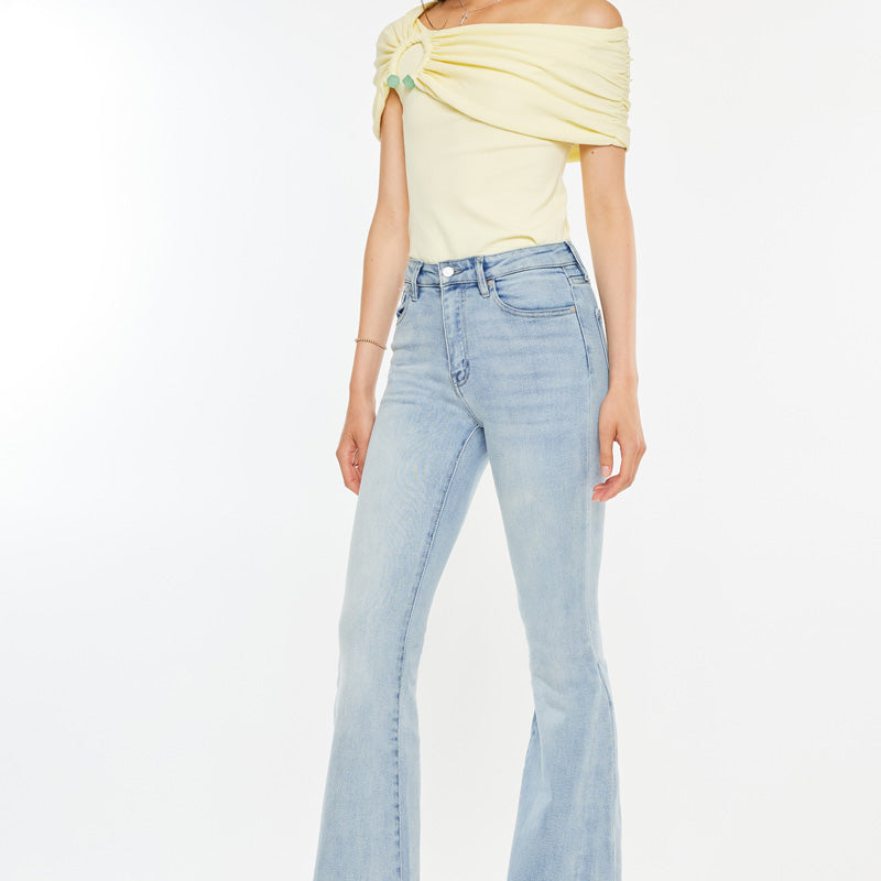 Thandie High Rise Flare Jeans - Official Kancan USA