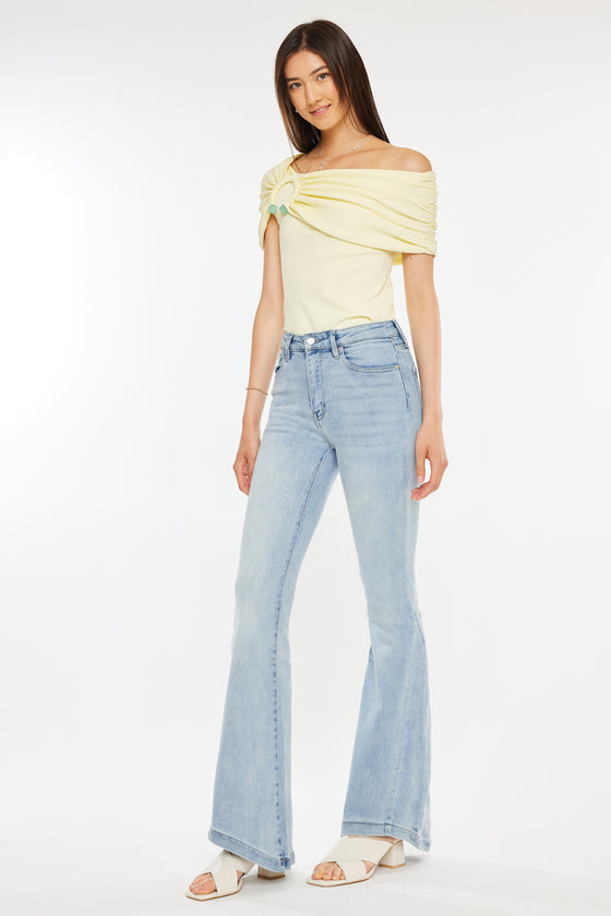 Thandie High Rise Flare Jeans - Official Kancan USA