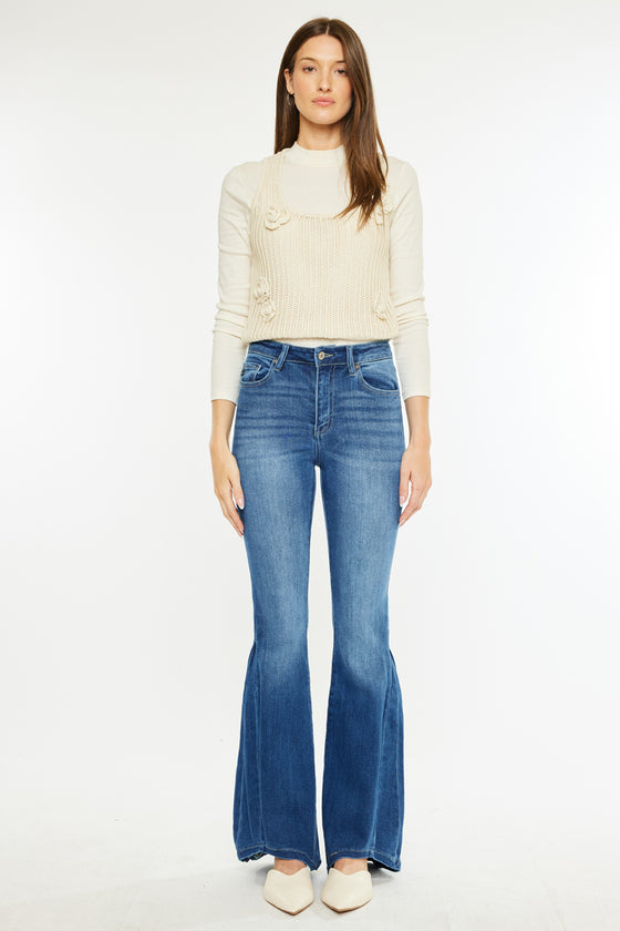 Thandie High Rise Flare Jeans - Official Kancan USA