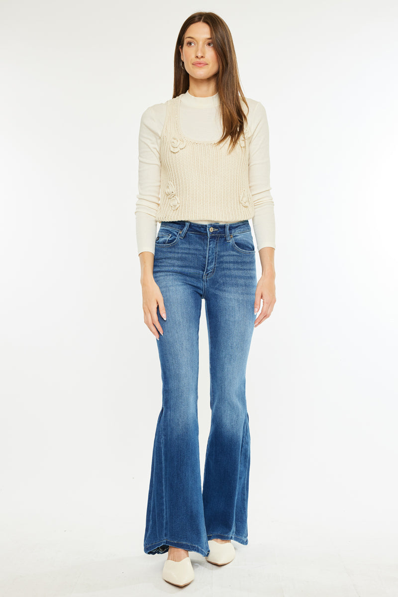 Thandie High Rise Flare Jeans - Official Kancan USA