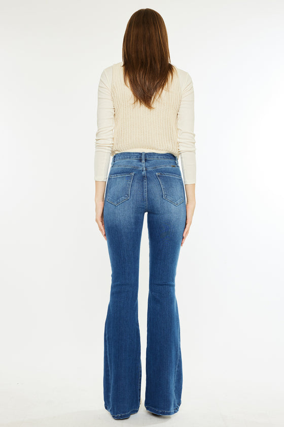 Thandie High Rise Flare Jeans - Official Kancan USA