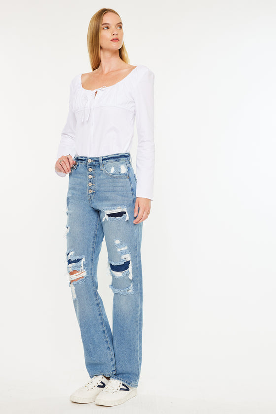 Briar Ultra High Rise 90's Boyfriend Jeans - Official Kancan USA