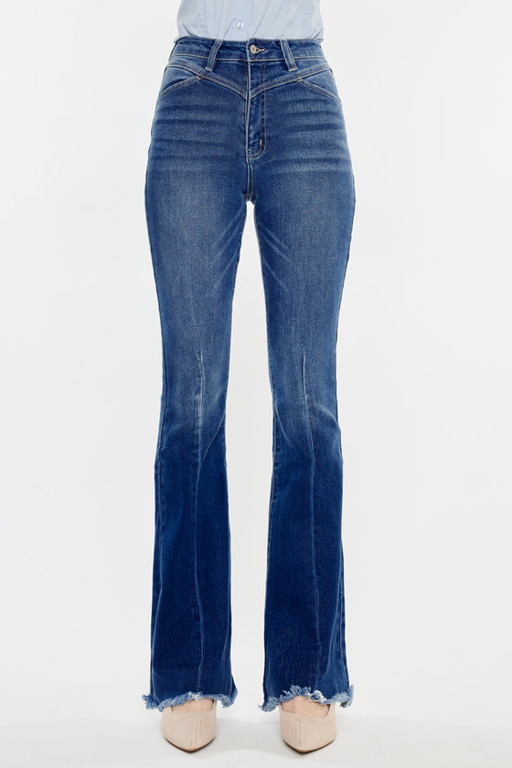Ashton High Rise Flare Jeans - Official Kancan USA