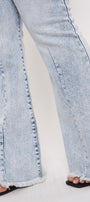 Cayla High Rise Flare Jeans (Plus Size) - Official Kancan USA