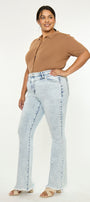 Cayla High Rise Flare (Plus Size) - Official Kancan USA