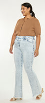 Cayla High Rise Flare (Plus Size) - Official Kancan USA