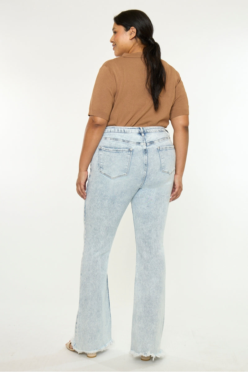 Cayla High Rise Flare (Plus Size) - Official Kancan USA