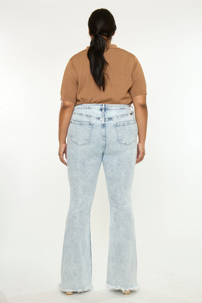 Cayla High Rise Flare (Plus Size) – Kancan USA