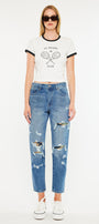 Esmee Ultra High Rise Mom Jeans - Official Kancan USA