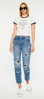 Esmee Ultra High Rise Mom Jeans - Official Kancan USA