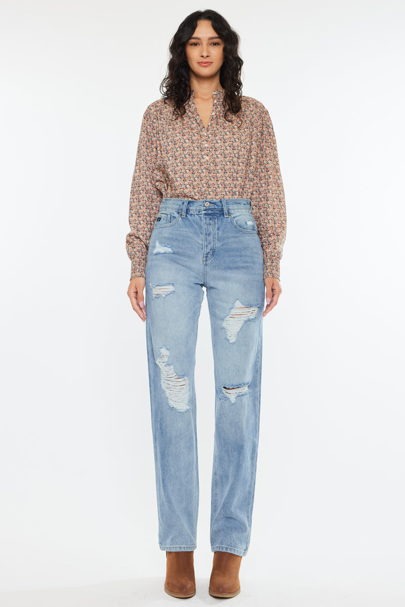 Letitia Ultra High Rise 90's Boyfriend Jeans – Kancan USA