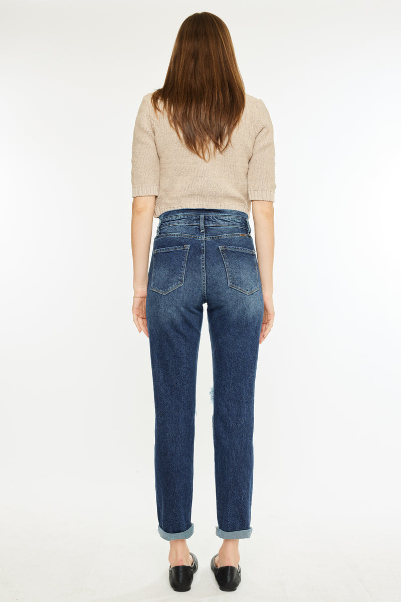 Chantal Ultra High Rise Mom Jeans - Official Kancan USA