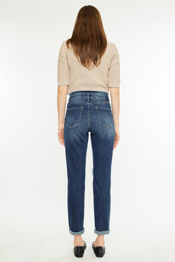 Chantal Ultra High Rise Mom Jeans - Official Kancan USA