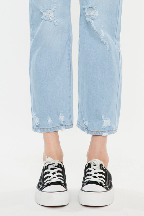 Missy High Rise Slim Straight Jeans - Official Kancan USA