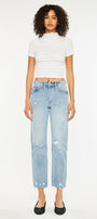 Missy High Rise Slim Straight Leg Jeans - Official Kancan USA