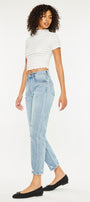 Missy High Rise Slim Straight Leg Jeans - Official Kancan USA