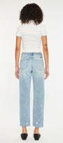 Missy High Rise Slim Straight Leg Jeans - Official Kancan USA