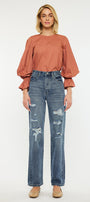 Stephanie Ultra High Rise 90's Boyfriend Jeans - Official Kancan USA