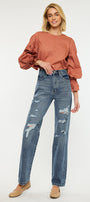 Stephanie Ultra High Rise 90's Boyfriend Jeans - Official Kancan USA