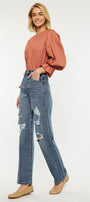 Stephanie Ultra High Rise 90's Boyfriend Jeans - Official Kancan USA