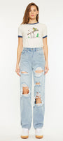 Kyla Ultra High Rise 90's Baggy Jeans - Official Kancan USA