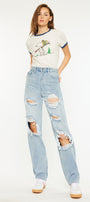 Kyla Ultra High Rise 90's Baggy Jeans - Official Kancan USA