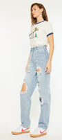 Kyla Ultra High Rise 90's Baggy Jeans - Official Kancan USA