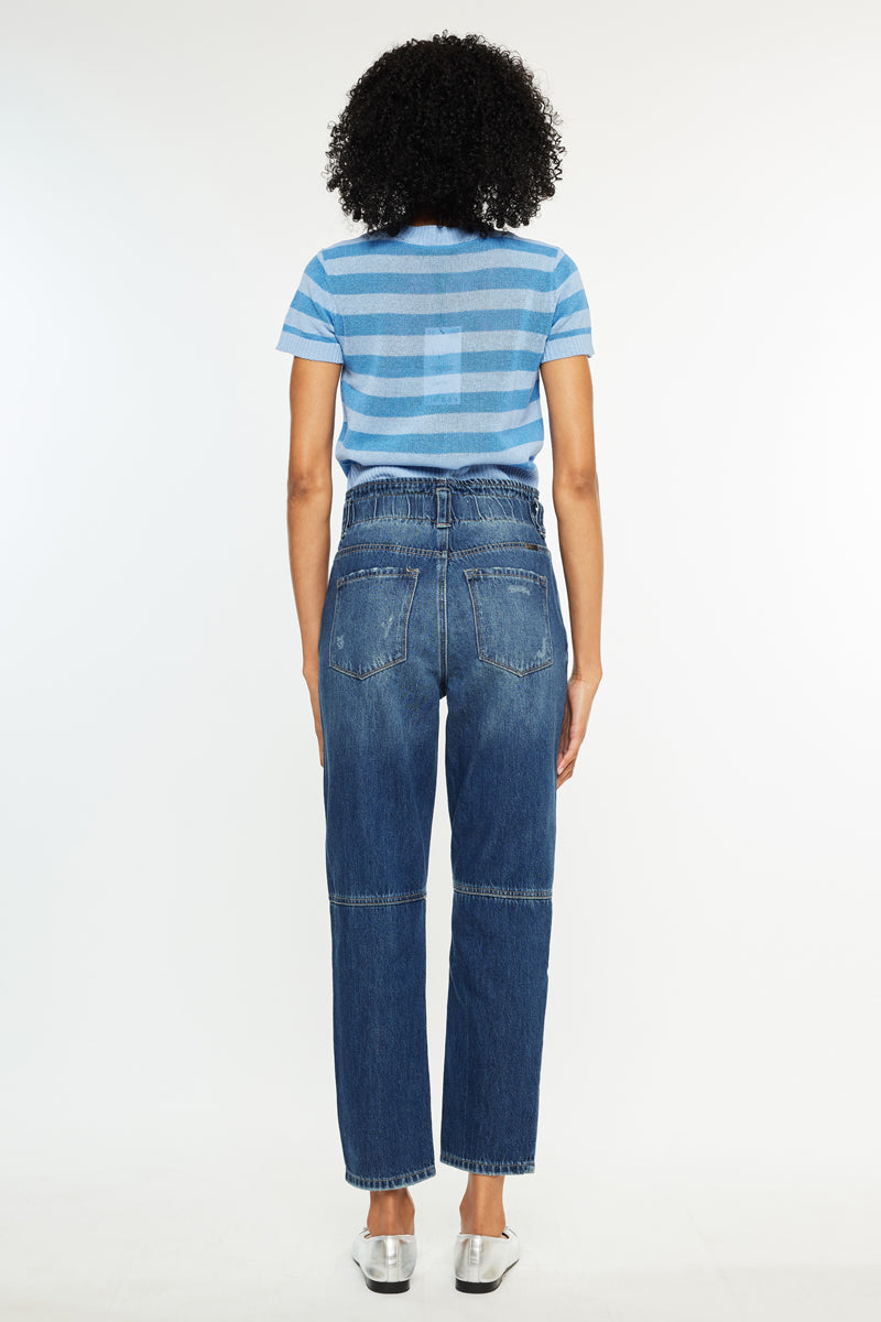 Bronte Ultra High Rise Mom Jeans - Official Kancan USA