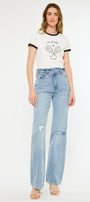Wanda Ultra High Rise 90's Straight Leg Jeans - Official Kancan USA
