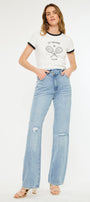 Wanda Ultra High Rise 90's Straight Leg Jeans - Official Kancan USA