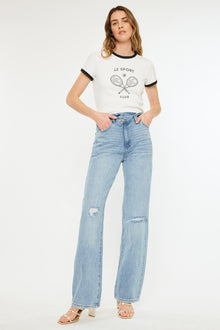  Wanda Ultra High Rise 90's Straight Leg Jeans - Official Kancan USA