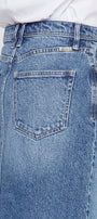 Indigo High Rise Midi Skirt - Official Kancan USA