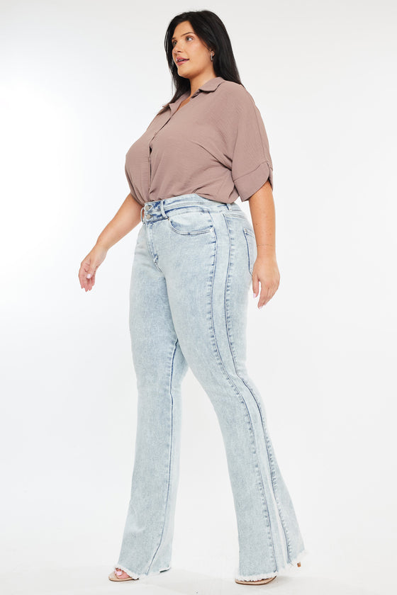 Marcy High Rise Bootcut Jeans (Plus Size) - Official Kancan USA
