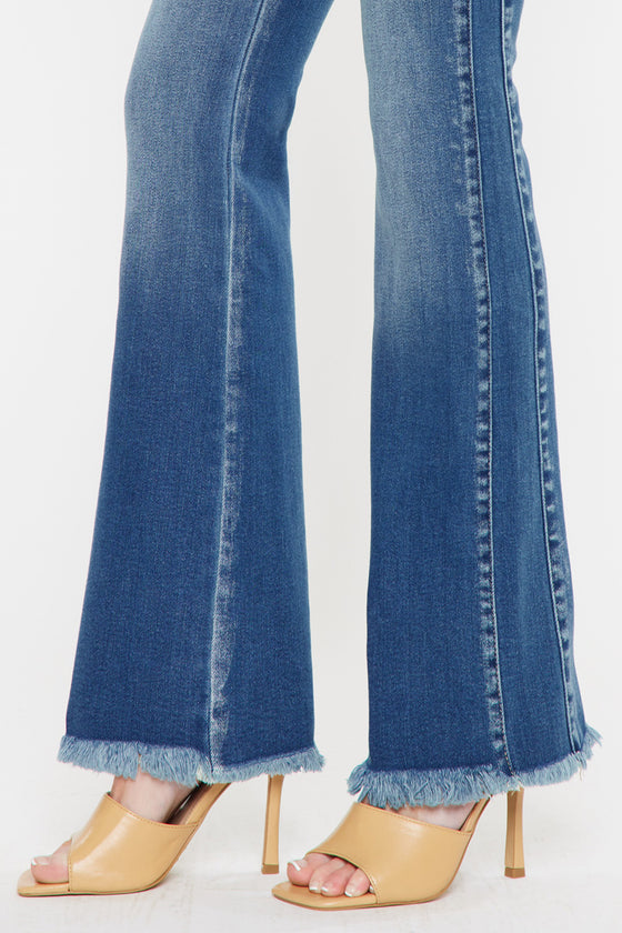 Kara High Rise Flare Jeans - Official Kancan USA