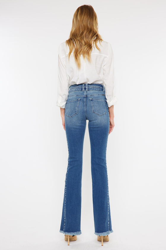 Kara High Rise Flare Jeans - Official Kancan USA