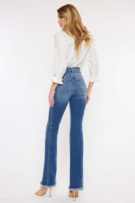 Kara High Rise Flare Jeans - Official Kancan USA